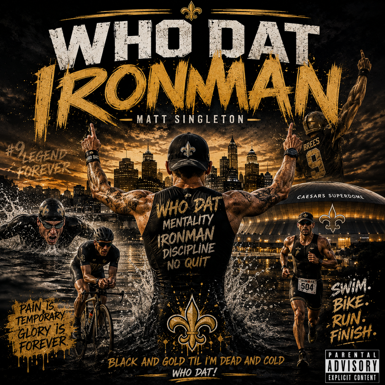 Who Dat Ironman single cover